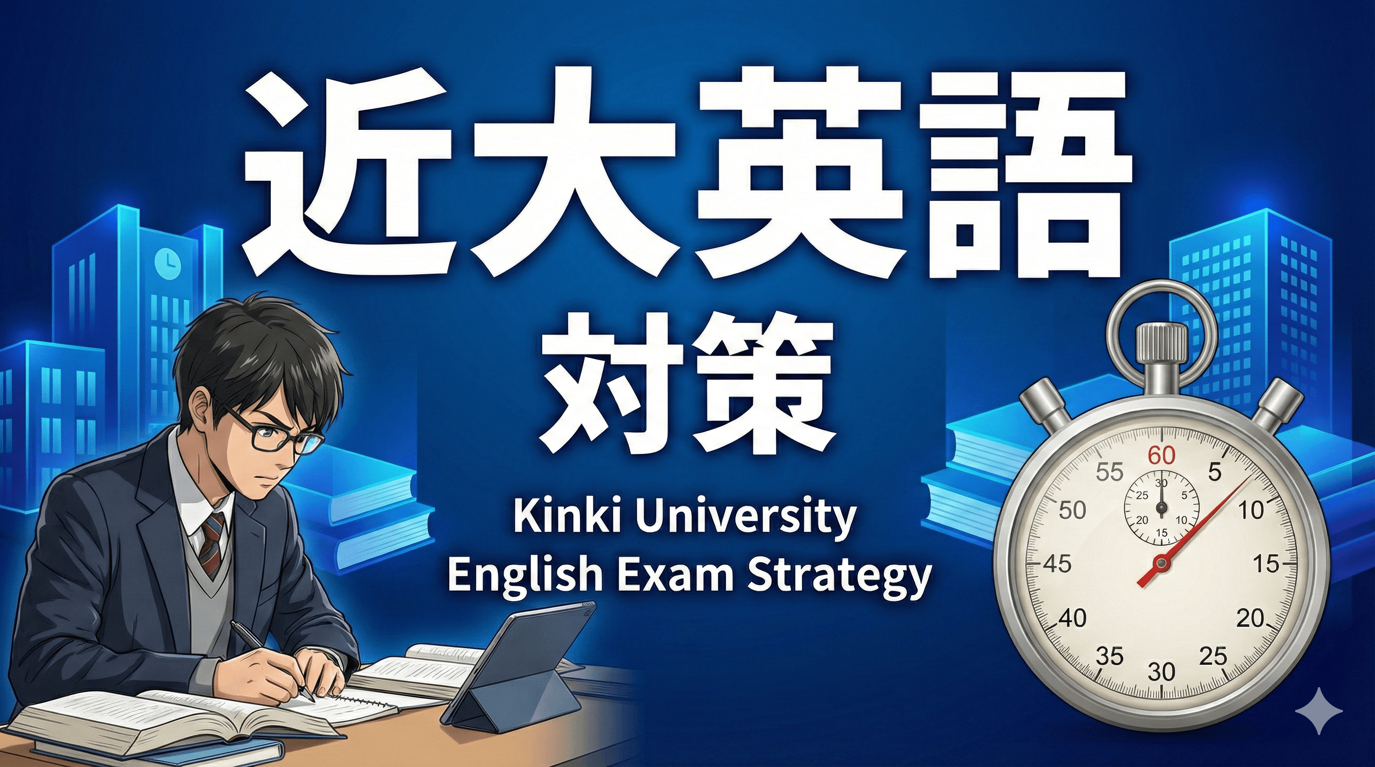【2026年度入試】近畿大学(近大)の英語 傾向と対策のすべて|合格率を上げる時間配分と勉強法完全ガイド